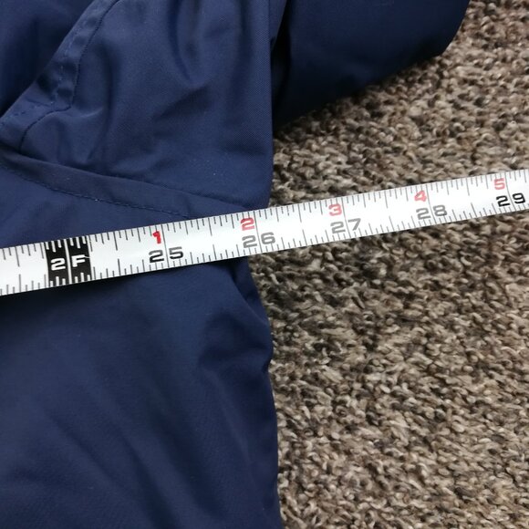 LL Bean Coat Winter Warmer Jacket Sherpa Lined Quilted Blue Womens 1X - Picture 6 of 8